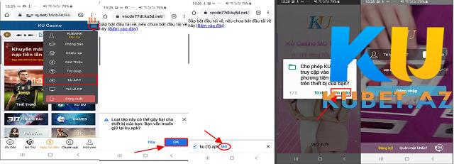 Hướng dẫn tải Kubet về thiết bị di động Android